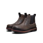 Men's Liberty Chelsea 90?? Heel Work Boot (Carbon Toe)  |  Coffee Bean/Black