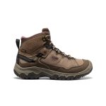 Women's Targhee IV Wide Waterproof Hiking Boot  |  Brindle/Nostalgia Rose