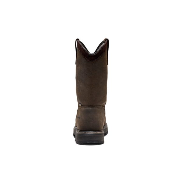 Men's Cincinnati Pull-On 90?? Heel Waterproof Work Boot (Carbon Toe)  |  Chocolate Brown/Black