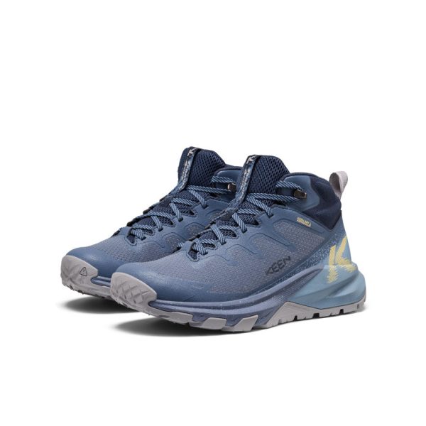 Women's Targhee Apex Waterproof Hiking Boot  |  Vintage Indigo/Lemon Grass