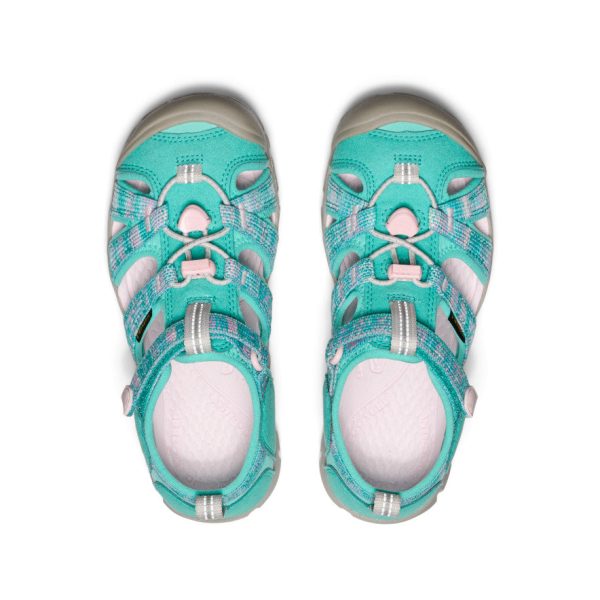 Big Kids' Seacamp II CNX  |  Bright Aqua/Giggle Pink