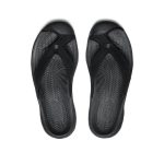 Women's Waimea Leather Flip-Flop  |  Black/Black