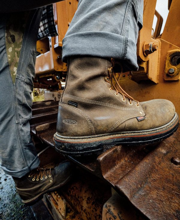 Men's Liberty 8 Waterproof 90?? Heel Boot (Carbon Toe)  |  Coffee Bean/Black