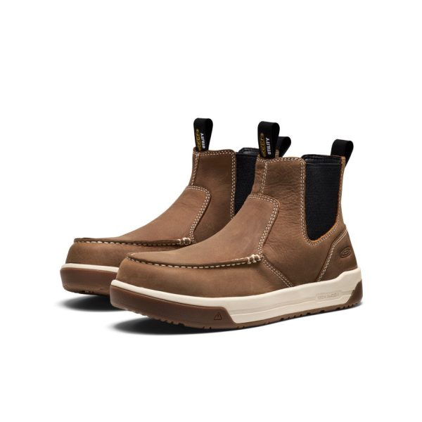 Men's Gibson Chelsea Work Boot (Carbon Toe)  |  Belgian/Gum