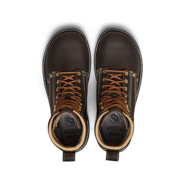 Men's Liberty 8 Waterproof 90?? Heel Boot (Carbon Toe)  |  Coffee Bean/Black