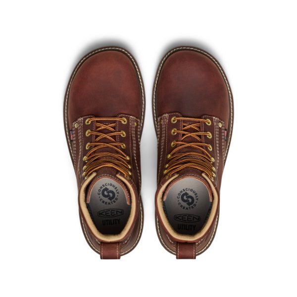 Men's Liberty 6 Waterproof 90° Heel Boot (Carbon Toe)  |  Bombay Brown/Gum