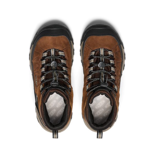 Big Kids' Targhee IV Waterproof Hiking Boot  |  Bison/Brindle