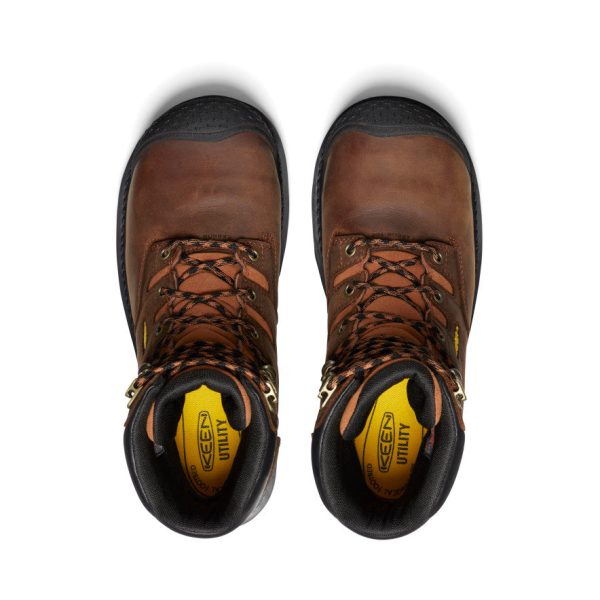 Men's Camden 8 Insulated Waterproof Boot (Carbon Toe)  |  Leather Brown/Black