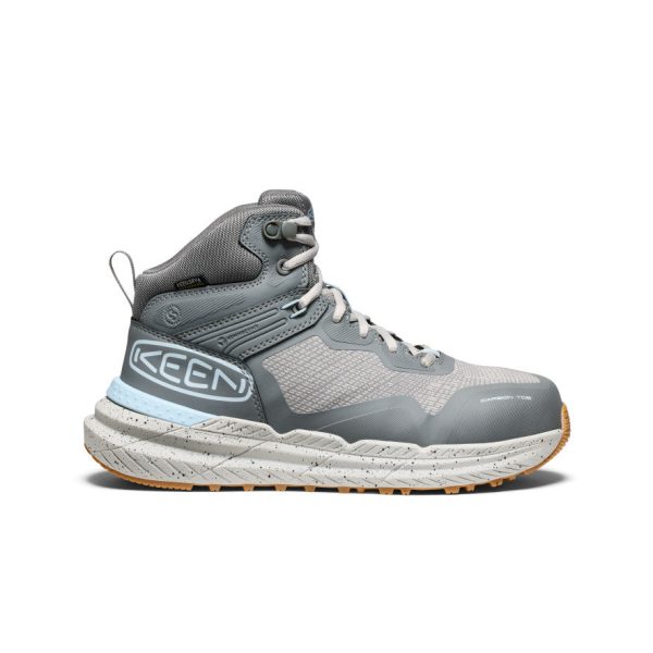 Women's Synchro Waterproof Work Boot (Carbon Toe)  |  Steel Grey/Gum
