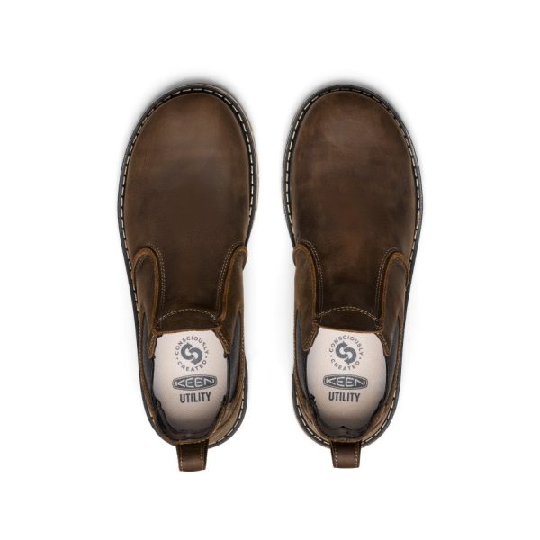 Men's San Jose Chelsea 90?? Heel Boot (Aluminum Toe)  |  Cascade Brown/Gum