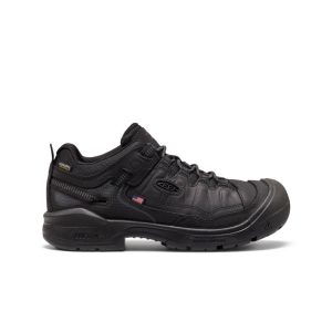 Men's Targhee IV Waterproof Work Shoe (Soft Toe)  |  Black/Black