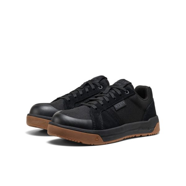 Women's Kenton Work Shoe (Carbon Toe)  |  Black/Gum